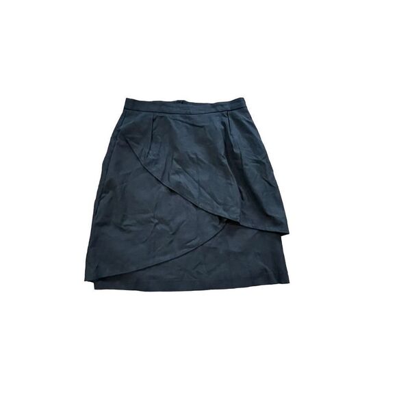 Anthropologie MaEve black layer tiered skirt size 12P - Picture 1 of 6